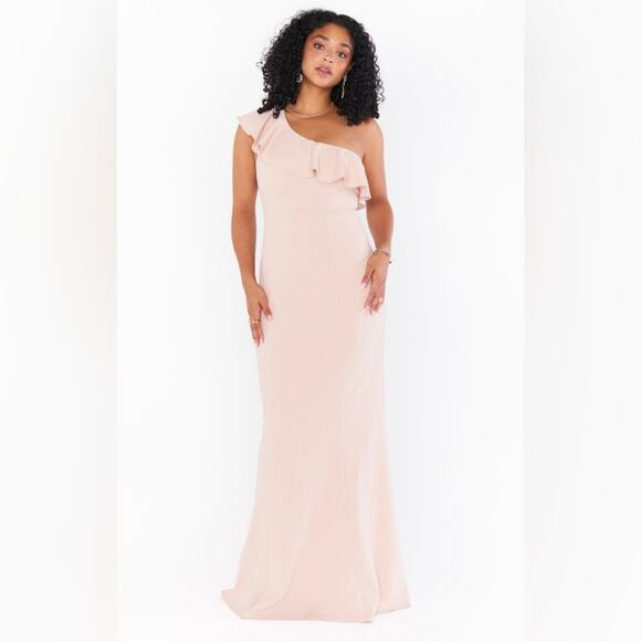 SHOW ME YOUR MUMU NWT One Shoulder Maxi Dress, Size XXS - Picture 3 of 10